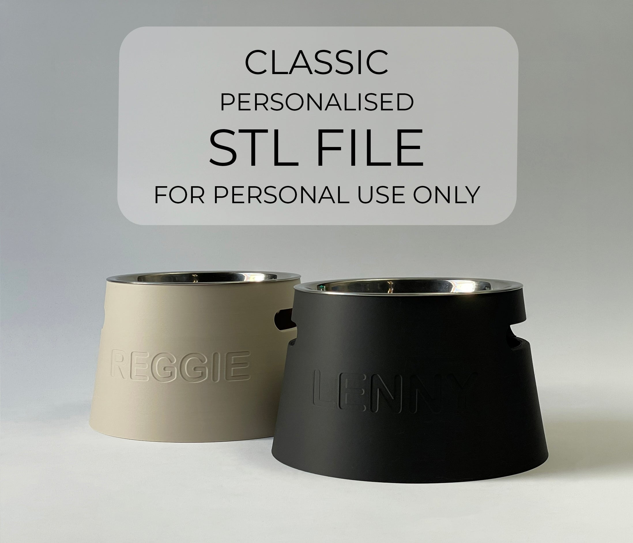 Custom Personalised STL Classic
