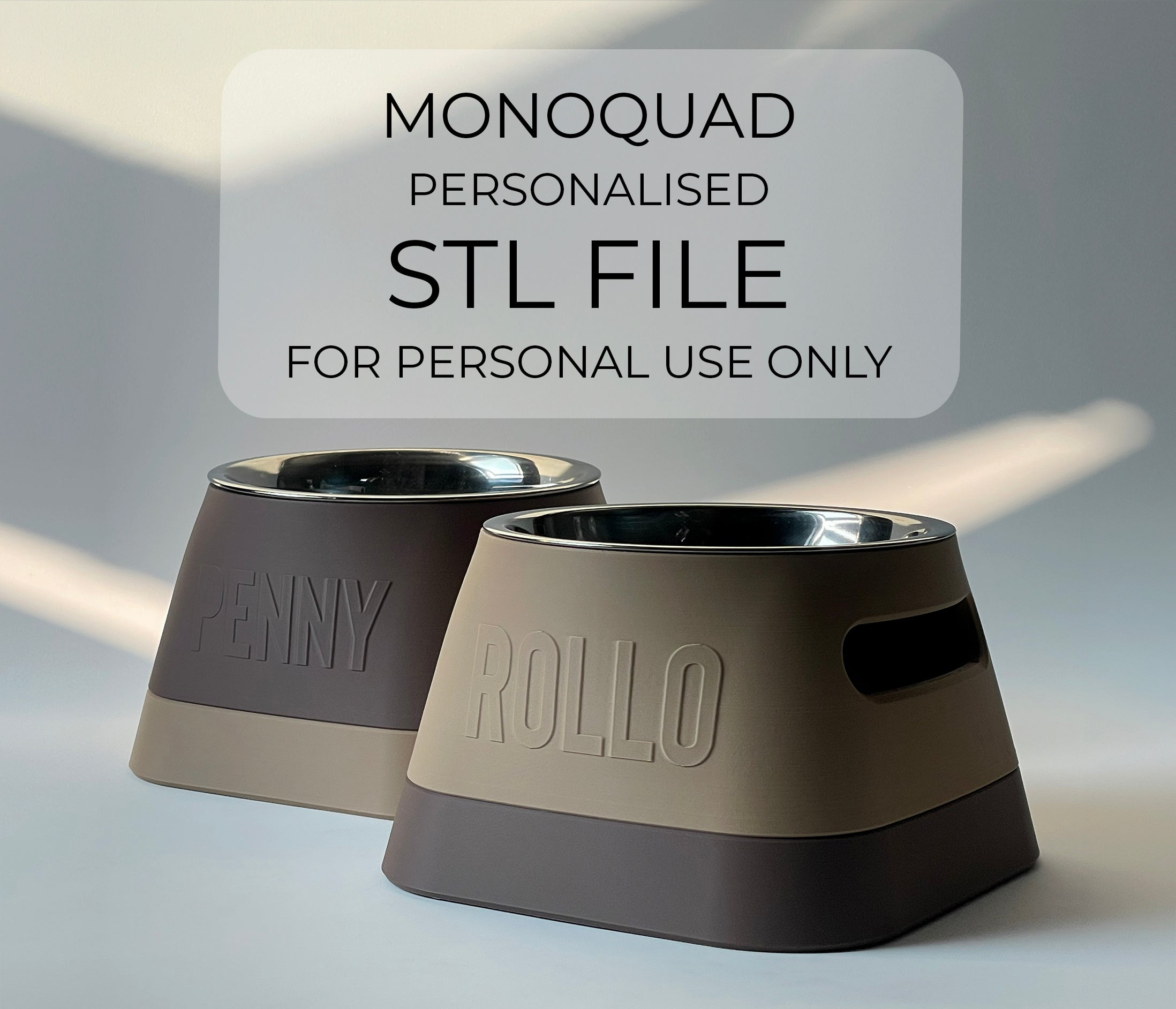Custom Personalised STL Monoquad
