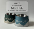 Custom Personalised STL Wave