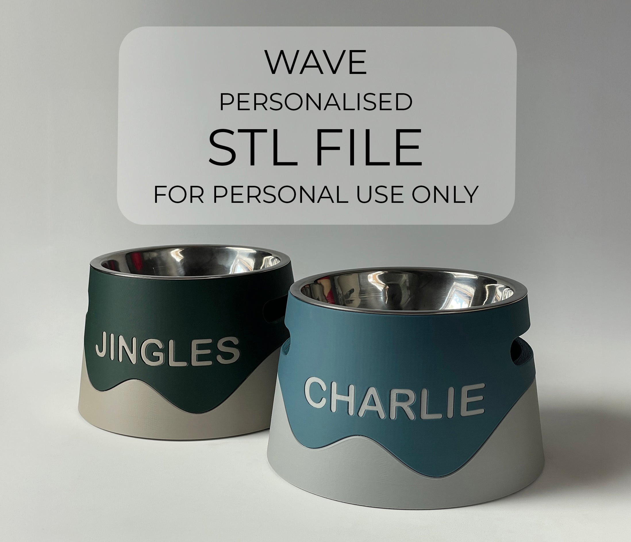 Custom Personalised STL Wave